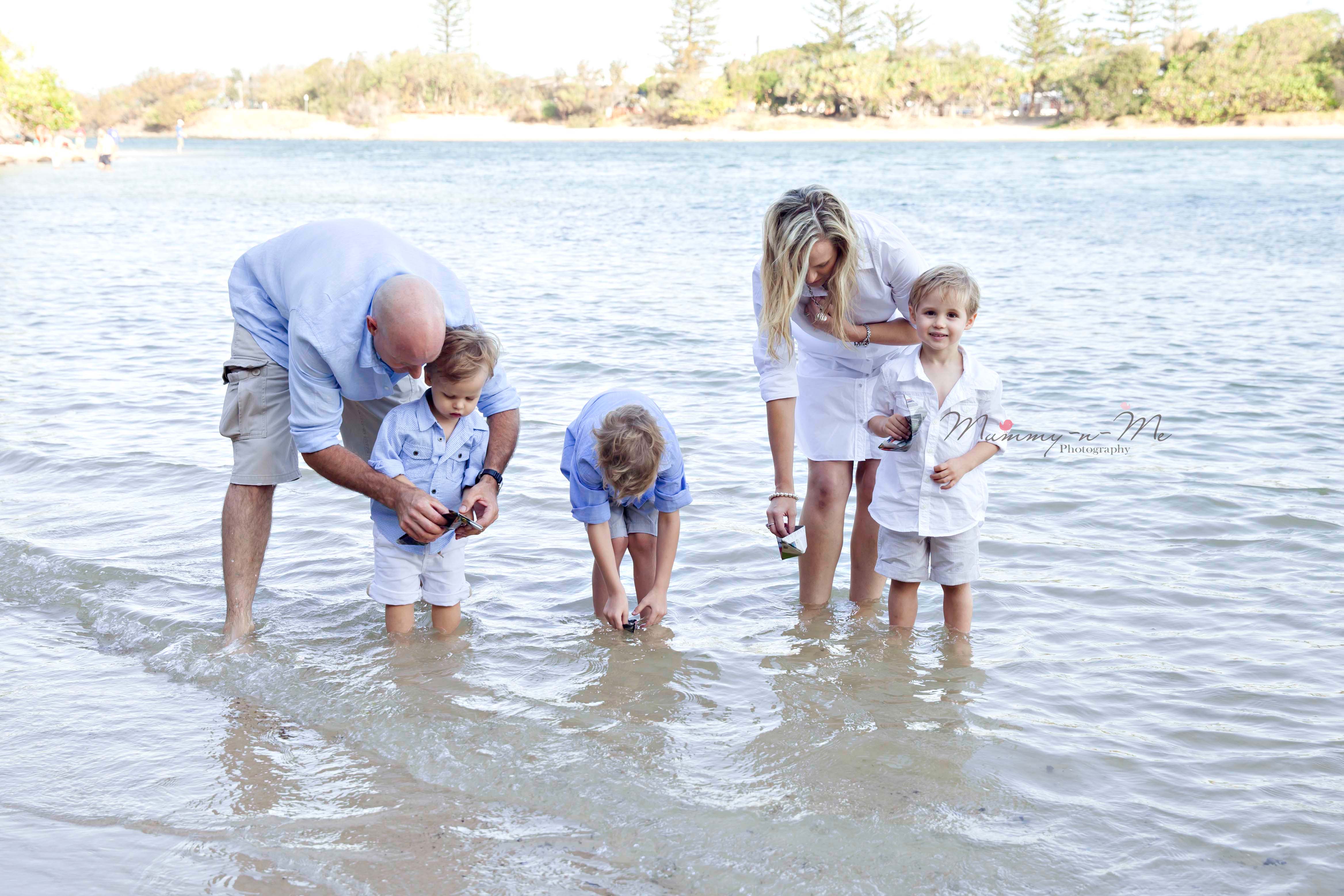family on beach gold coast beach photographer