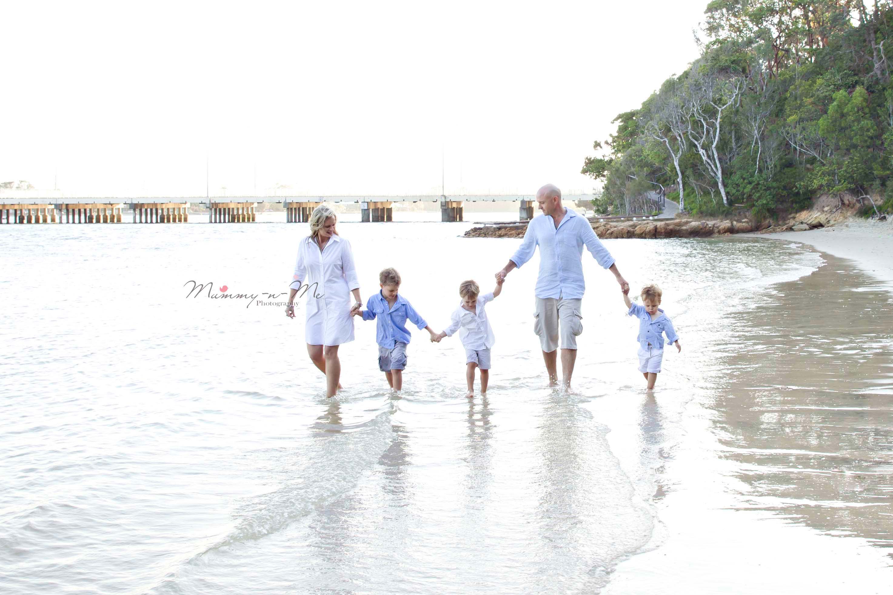 family on beach gold coast beach photographer