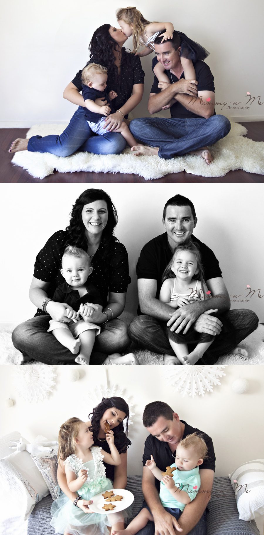 shabby chic gingerbread and snowflake family session Brisbane Family Baby Child Themed Stylised Photographer 1